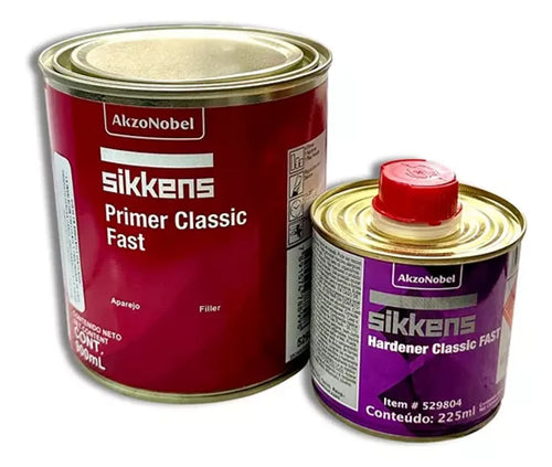 KIT PRIMER CLASSIC FAST 900ML + CATALIZADOR SIKKENS