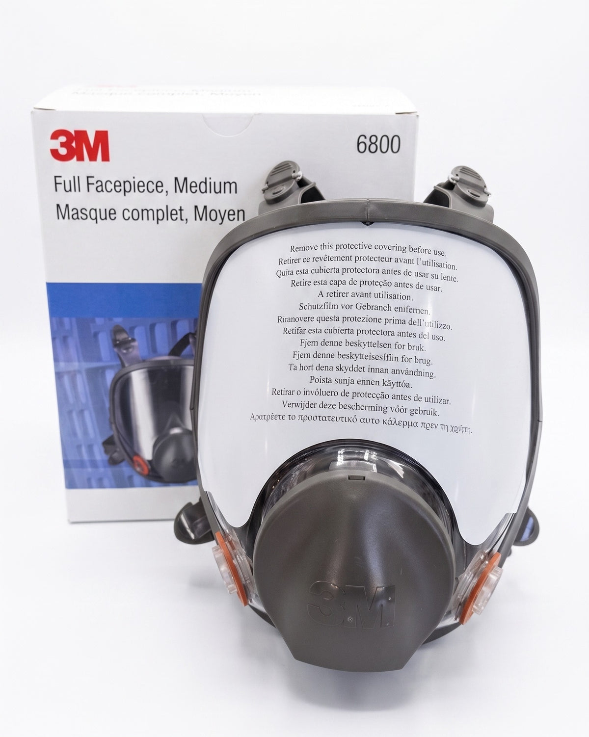 Máscara 3M 6800 Cara Completa - Protección Respiratoria y Ocular