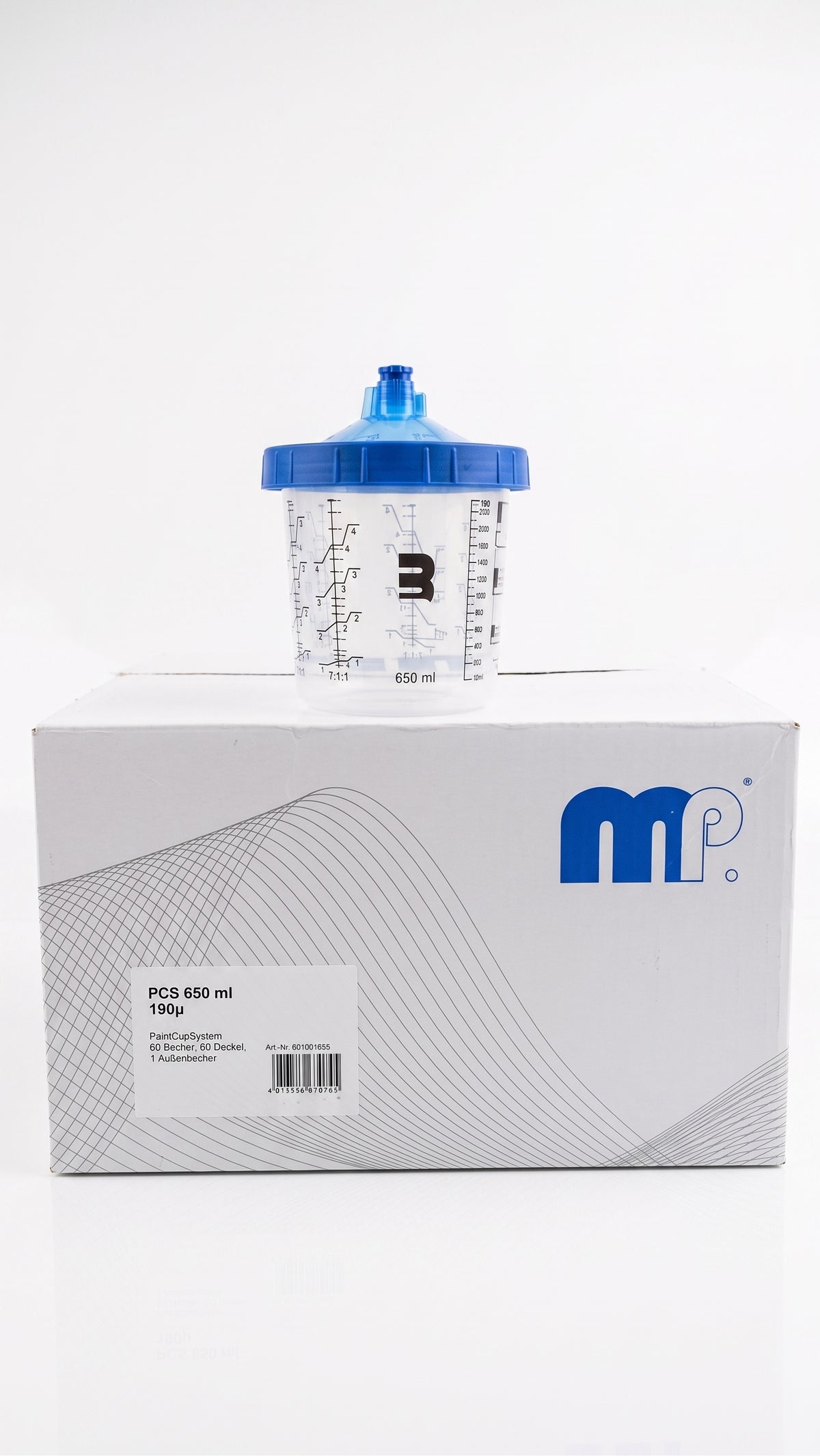 Kit Vasos PPS 650 ML Mipa - Sistema de Vaso Desechable para Pistola