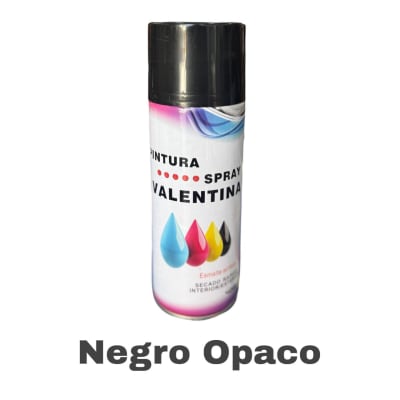 NEGRO OPACO SPRAY VALENTINA