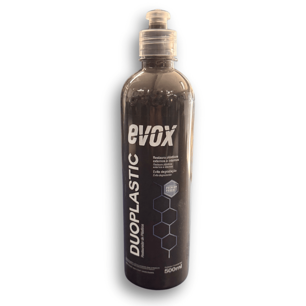 RENOVADOR DE PLASTICOS INTERNOS Y EXTERNOS AUTOMOTRIZ - DUOPLASTIC 500 ML EVOX